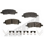 Order AGNA BRAKES - ALD1647M - Rear Semi Metallic Pads For Your Vehicle