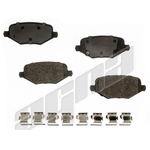 Order Rear Semi Metallic Pads by AGNA BRAKES - ALD1719M For Your Vehicle