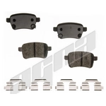 Order Rear Semi Metallic Pads by AGNA BRAKES - ALD1722M For Your Vehicle