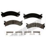 Order Rear Semi Metallic Pads by AGNA BRAKES - ALD784M For Your Vehicle