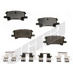 Order Plaquettes arrière semi-métallique par AGNA BRAKES - ALD996M For Your Vehicle