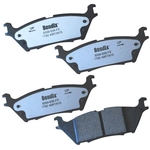 Order BENDIX - MKD1790FM - Semi-Metallic Rear Disc Brake Pads For Your Vehicle