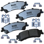 Order Rear Semi Metallic Pads by BENDIX - MKD792HDFM For Your Vehicle