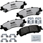 Order Plaquettes arrière semi-métallique by BENDIX - MKD792SDFM For Your Vehicle