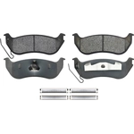 Order Rear Semi Metallic Pads by DURAGO - BP981MS For Your Vehicle