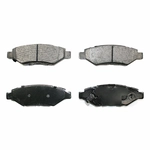 Order Rear Semi Metallic Pads by DURAGO - BP1337MS For Your Vehicle