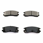 Order Rear Semi Metallic Pads by DURAGO - BP698MS For Your Vehicle