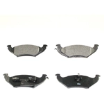Order Rear Semi Metallic Pads by DURAGO - BP751MS For Your Vehicle