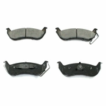 Order Rear Semi Metallic Pads by DURAGO - BP932MS For Your Vehicle