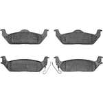 Order Rear Semi Metallic Pads by DYNAMIC FRICTION COMPANY - 1551-1012-00 For Your Vehicle