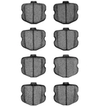 Order DYNAMIC FRICTION COMPANY - 1551-1185-10 - Rear Disc Brake Pads For Your Vehicle