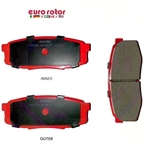Order EUROROTOR - F1D905H - Rear Semi Metallic Pads For Your Vehicle