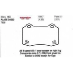 Order Plaquettes arrière semi-métallique par EUROROTOR - F1D1053H For Your Vehicle