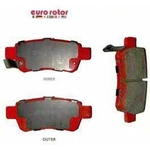 Order Rear Semi Metallic Pads by EUROROTOR - F1D1088H For Your Vehicle