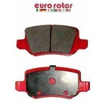 Order Plaquettes arrière semi-métallique par EUROROTOR - F1D1358H For Your Vehicle