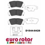Order EUROROTOR - F1D1544H - Rear Semi Metallic Pads For Your Vehicle