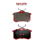 Order EUROROTOR - F1D340H - Rear Semi Metallic Pads For Your Vehicle