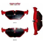 Order Plaquettes arrière semi-métallique par EUROROTOR - F1D692 For Your Vehicle