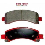 Order Plaquettes arrière semi-métallique par EUROROTOR - F1D974H For Your Vehicle