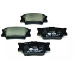 Order HELLA PAGID - 355006881 - Rear Semi Metallic Pads For Your Vehicle