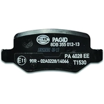 Order HELLA PAGID - 355012131 - Rear Semi Metallic Pads For Your Vehicle