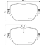 Order Rear Semi Metallic Pads by HELLA PAGID - 355031711 For Your Vehicle