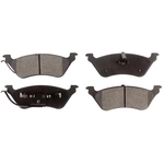 Order Plaquettes arrière semi-métallique de POSITIVE PLUS - PPF-D858 For Your Vehicle