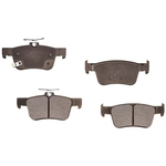 Order Rear Semi Metallic Pads by PROFUSION - PMD1878 For Your Vehicle