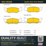 Order Rear Semi Metallic Pads by QUALITY-BUILT - 1001-0512M For Your Vehicle