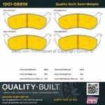 Order Rear Semi Metallic Pads by QUALITY-BUILT - 1001-0881M For Your Vehicle