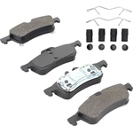 Order Rear Semi Metallic Pads by QUALITY-BUILT - 1001-1060M For Your Vehicle