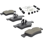 Order Rear Semi Metallic Pads by QUALITY-BUILT - 1001-1122M For Your Vehicle