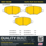 Order QUALITY-BUILT - 1001-1612M - Rear Disc Brake Pad Set For Your Vehicle