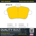 Order QUALITY-BUILT - 1001-1646AM - Rear Disc Brake Pad Set For Your Vehicle