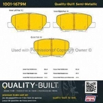 Order Rear Semi Metallic Pads by QUALITY-BUILT - 1001-1679M For Your Vehicle