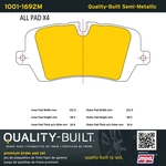 Order QUALITY-BUILT - 1001-1692M - Rear Disc Brake Pad Set For Your Vehicle