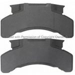 Order Rear Semi Metallic Pads by QUALITY-BUILT - 1002-0224M For Your Vehicle