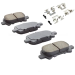 Order QUALITY-BUILT - 1002-0828M - Rear Disc Brake Pad Set For Your Vehicle