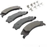 Order Rear Semi Metallic Pads by QUALITY-BUILT - 1002-1329AM For Your Vehicle