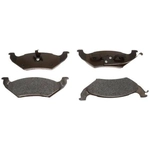 Order Rear Semi Metallic Pads - RAYBESTOS R-Line - MGD751M For Your Vehicle