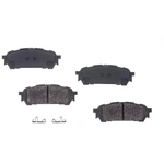 Order RS PARTS - RSD1004MH - Rear Semi Metallic Pads For Your Vehicle