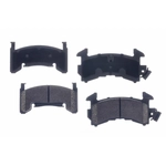 Order Plaquettes arrière semi-métallique de RS PARTS - RSD154M For Your Vehicle