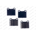 Order Rear Semi Metallic Pads by RS PARTS - RSD31BM For Your Vehicle