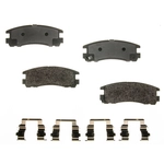 Order RS PARTS - RSD383MH - Rear Semi Metallic Pads For Your Vehicle