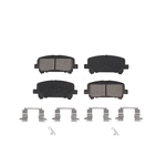 Order SIM - SIM-1806 - Rear Semi-Metallic Disc Brake Pads For Your Vehicle