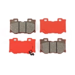 Order Plaquettes arrière semi-métallique par TRANSIT WAREHOUSE - SIM-1347 For Your Vehicle