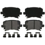 Order Rear Semi Metallic Pads by WAGNER - ZX1108 For Your Vehicle