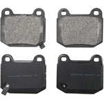 Order Plaquettes arrière semi-métallique par WAGNER - ZX961 For Your Vehicle