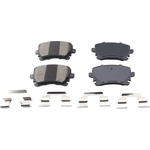 Order WORLDPARTS SYNERGY - WSD1018MH - Rear Semi Metallic Pads For Your Vehicle
