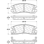 Order Plaquette arrière semi-métallique Severe Duty par CENTRIC PARTS - 106.06980 For Your Vehicle